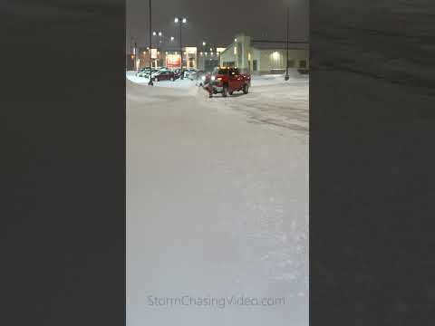 Getting Dusted By Snow Plows #YoutubeShorts