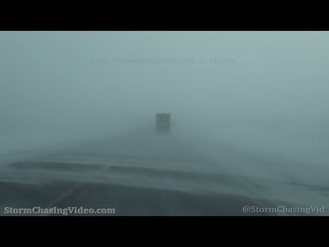 Ground Blizzard Warning and Spin Outs, Fargo, ND – 1/18/2022