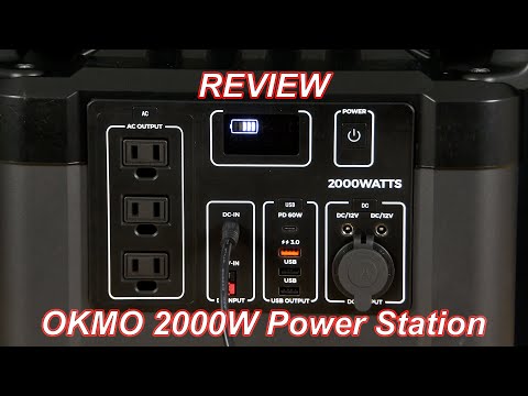 OKMO Portable Power Station 2000W, 2220Wh Battery Backup Portable Generator – Review