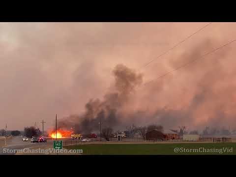 Major Wildfire Near Lipan, TX – 3/20/2022