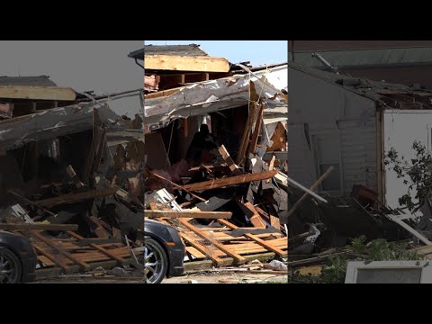 Storm and Tornado Damage Arabi New Orleans 3/22/22 #Shorts