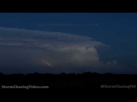 Severe Thunderstorm Lightning Time- Lapse, New Prague, MN – 5/19/2022