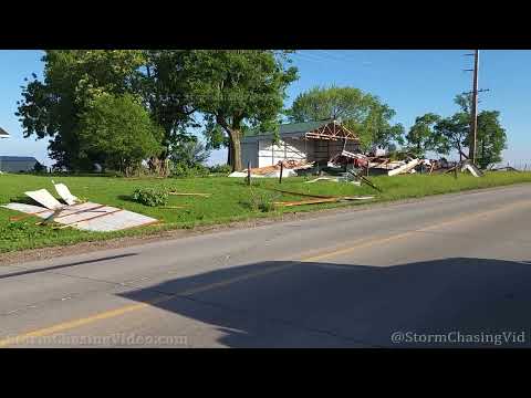Creston, Iowa severe storm damage – 6/8/2022