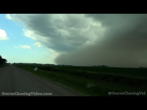 Extreme winds / Haboob “Dust Storm” form dying storm in North Dakota – 6/20/2022