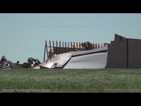 Extreme Wind Damage To Structures, Beach, ND – 7/10/2022
