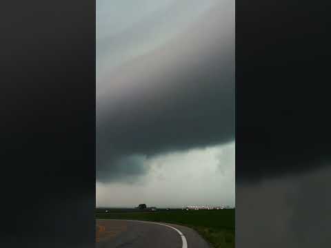 Mothership Landing! Wild Storm Yesterday in MN – Storm Chasing Video #shorts