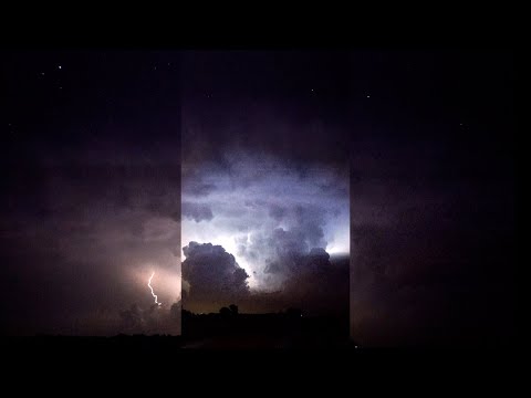 Incredible Lightning Show Under the Stars! #shorts