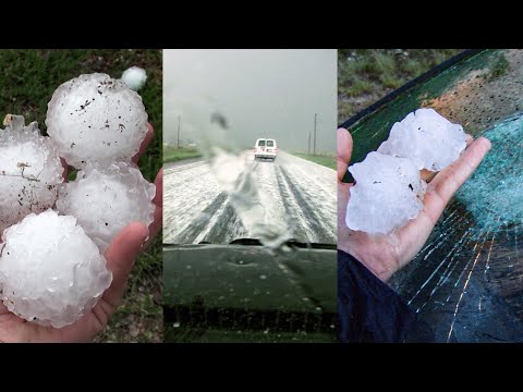 MOST EPIC HAIL STORMS EVER CAUGHT ON FILM!