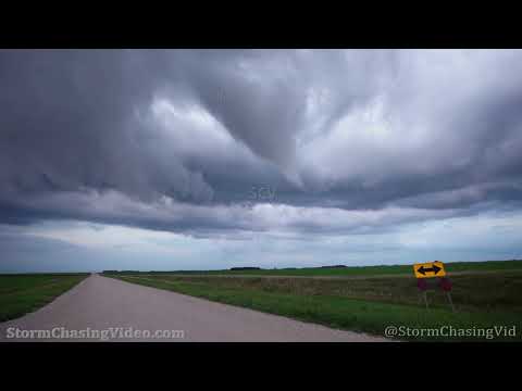 Tornado Over Open Field with Time-lapse, Prinsburg, MN – 8/28/2022
