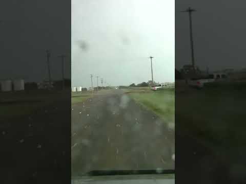 Storm Trackers Caught in Baseball Hail! Epic Hail Storms Clip 04 #shorts