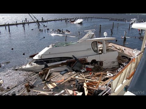 Million Dollar Yachts Destroyed, Fort Myers, Florida – 9/29/2022