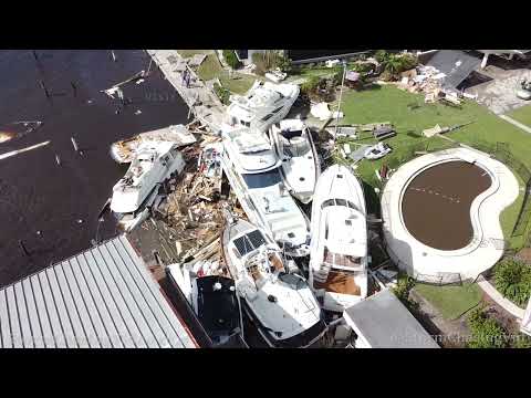 Hurricane Ian aftermath damage flooding, Cape Coral, FL – 9/29/2022