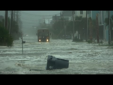 Hurricane Ian Massive Storm Surge Overtakes Parts Of Garden City, SC – 9/30/2022