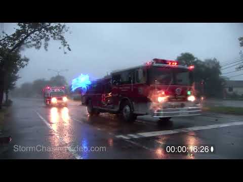 Archive Footage from Hurricane Irene in New York City, NY 8/28/2011