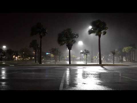Hurricane Nicole, Overnight Landfall, Melbourne, FL – 11/9/2022