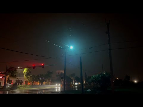 Hurricane Nicole Power Flashes, Melbourne, FL