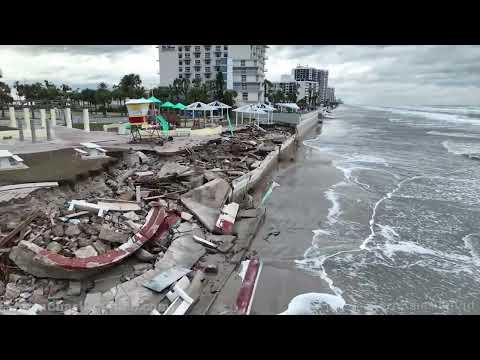 Drone Video Showing Catastrophic Damage To Daytona Beach, FL – 11/10
