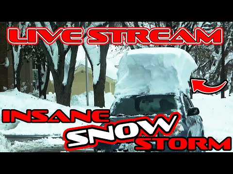 🔴 LIVE – Mountains of SNOW in Buffalo, New York  60″ + Insane Lake Effect Snow Storm  – 11/19/2022