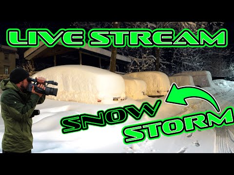 🔴 LIVE – Tug Hill, NY Monster Lake Effect Snow Storm – 12/1/2022