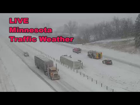 🔴 LIVE South Metro Minneapolis Winter Weather Traffic