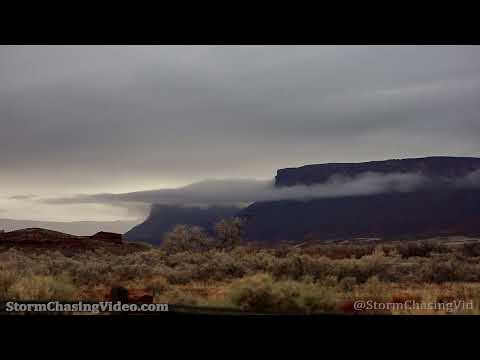 Castle Valley, UT Rain And Low Clouds Cover – 12/7/2022