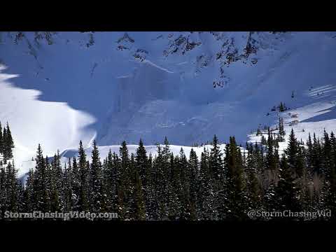 Avalanches Red Mountain Pass, Million Dollar Highway – 12/8/2022