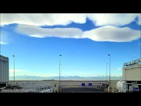 Denver International Airport. Lee Wave Clouds – 12/11/2022