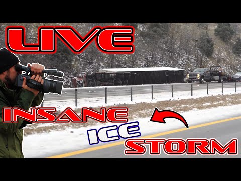 🔴 LIVE – Extremely Dangerous Driving conditions in Corning , NY – ICE STORM – 12/15/2022