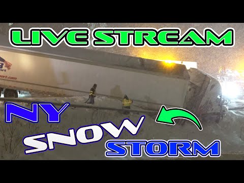 🔴 LIVE – Oneonta, New York Dangerous Snow Storm Underway Whiteout – 12/15/2022