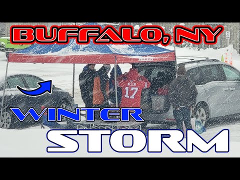 Historic Buffalo Snow Storm Buries New York in FEET of SNOW