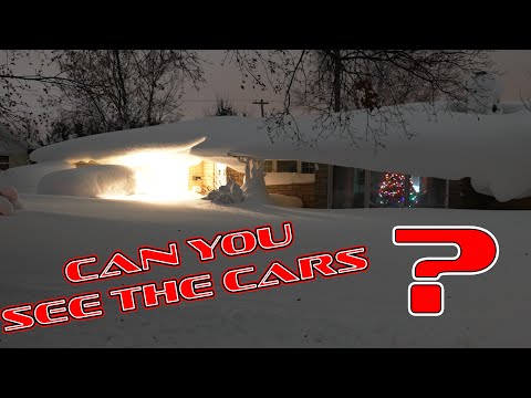 Houses Buried In Deep Snow – Williamsville, New York – 12/26/2022