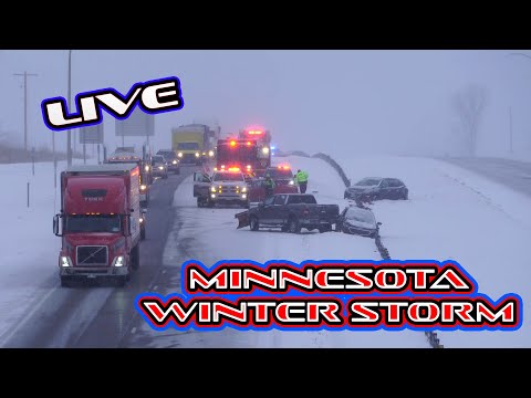 🔴 LIVE IRL  – 1/3/2023 Central Minnesota #WinterStorm #icestorm