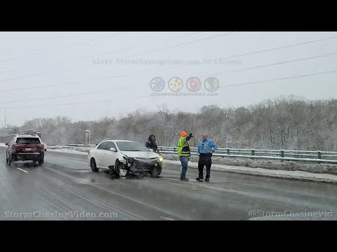Car Accidents And Bad Roads, Winter Storm Warning Minneapolis North Metro