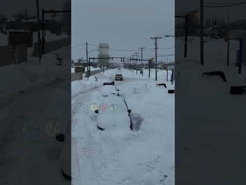 Buried in Snow scenes from Buffalo NY #shorts