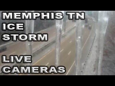 LIVE Memphis Tennessee Ice Storm Cams Feb 2 2023