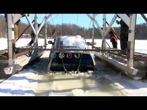 Even in Sub Zero Temps, Ice Is Never Totally Safe,  SUV Ice Recovery, Rusk County WI