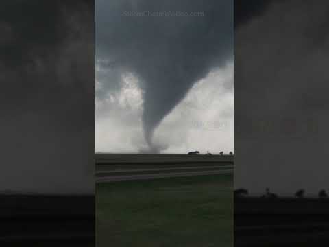 Close Range Cone Tornadoes in SD #shorts