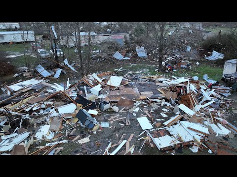 Tangipahoa, LA Drone Survey Of The Tornado Aftermath – 2/9/2023
