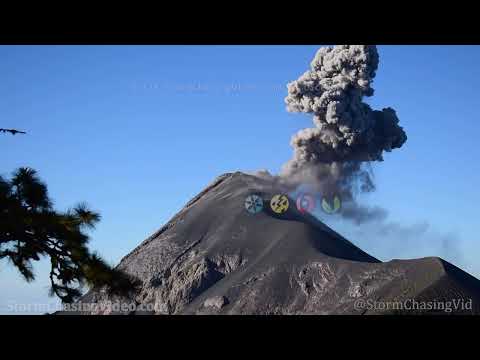 Volcan de Fuego eruption Guatemala – 24/02/2023