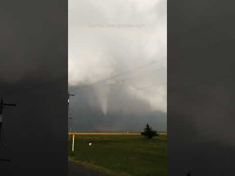 Texas Tornado chasing near Lockett TX #shorts