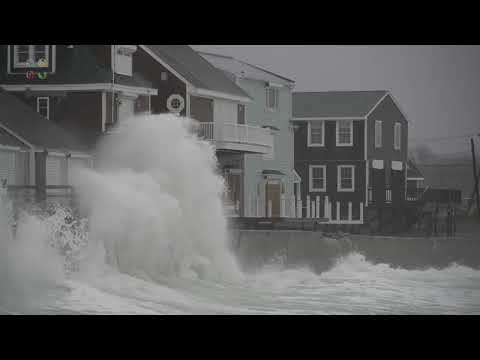 Scituate, MA Noreaster Brings Huge Waves – 3/14/2023