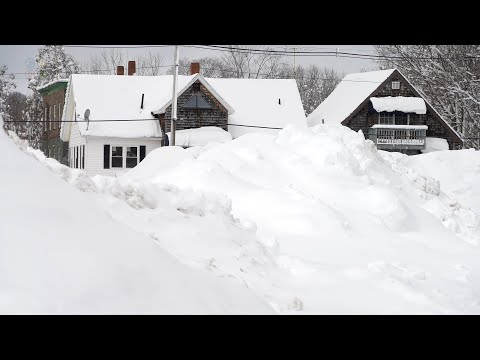 Bombcyclone Buried Jaffrey, New Hampshire In three feet of snow – 3/15/2023