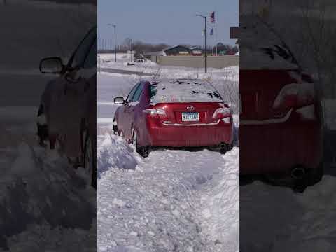 Dangerous Icy Roads cause Accidents in Winter Blast MN