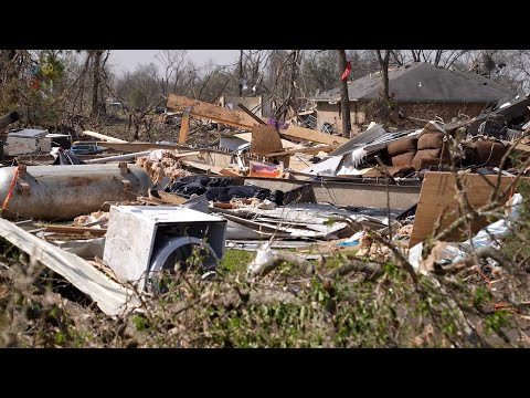 Tornado Damage Survey From The Ground, Silver City, Mississippi