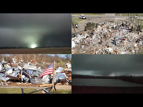 Nature’s Unforgiving Fury : Mississippi Tornado Outbreak Compilation