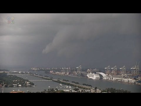 Dark And Stormy Weather Over Miami, #Florida
