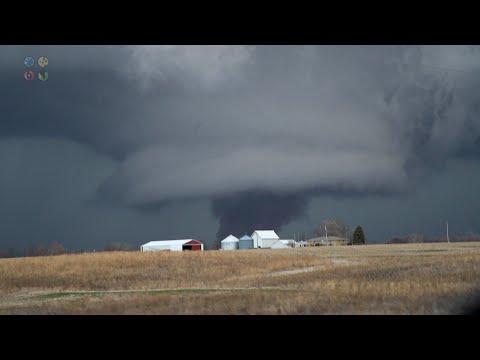 Huge Photogenic Tornado Touches Down Near Keota, Iowa