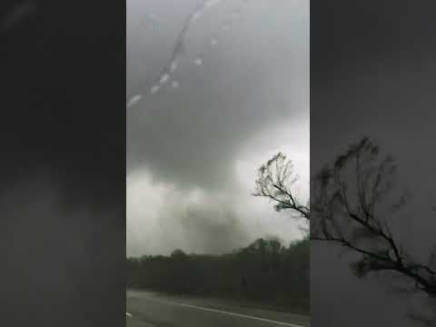 Tornado with Flying Debris hits Little Rock, AR yesterday 3/31/23