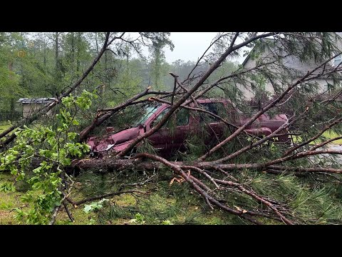 Bainbridge, Georgia – Raw Tornado Footage and Storm Damage