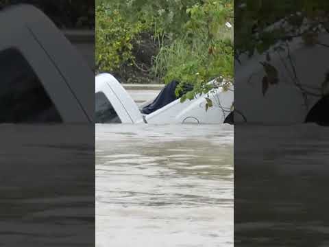 Hero Rescues Drowning Man in Flood when Truck Swept Away – 911 Emergency #shorts